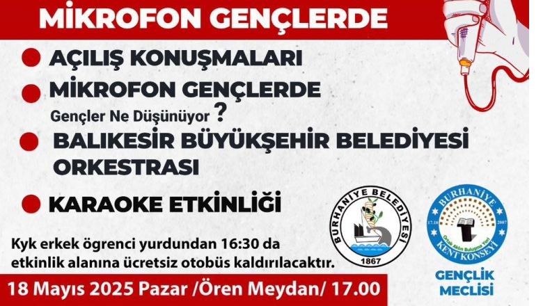 Burhaniye’de 19 Mayıs Coşkusu Ören Meydanı’nda
