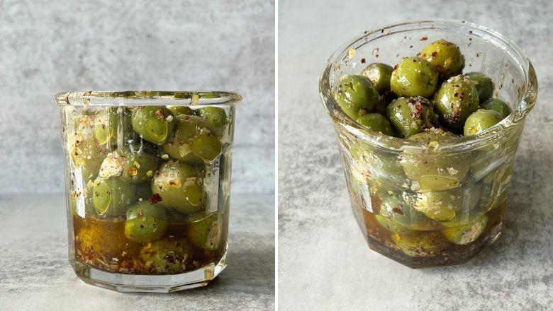 Zeytin ve Peyniri Buluşturan Pratik Meze Tarifi