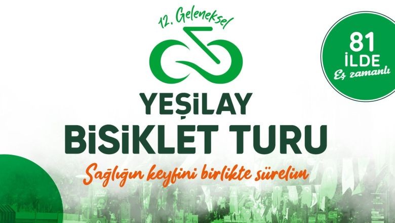 Balıkesir'de Yeşilay Bisiklet Turu 1 Haziran'da Başlıyor!