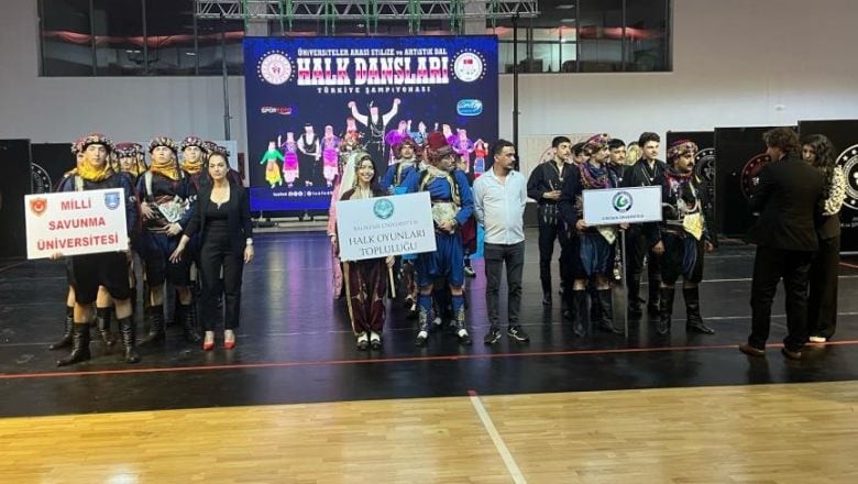 BAÜN Halk Oyunları Ekibi Türkiye İkincisi Oldu
