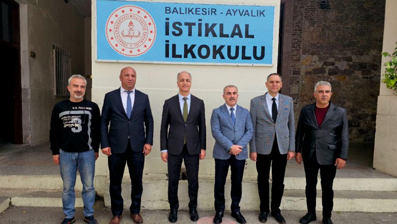 Ayvalık'ta Eğitime İki Yönlü Bakış: Geleceğin Okulu ve Tarihin Mirası Aynı Gün Ziyaret Edildi