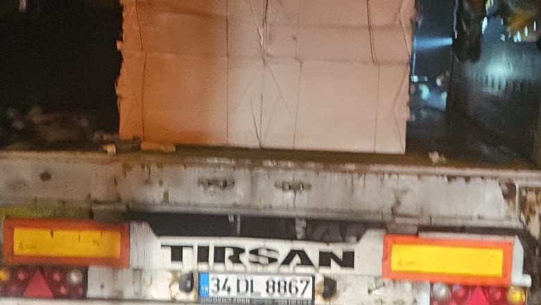 Alev Alev Giden Tır Facianın Eşiğinden Döndü!