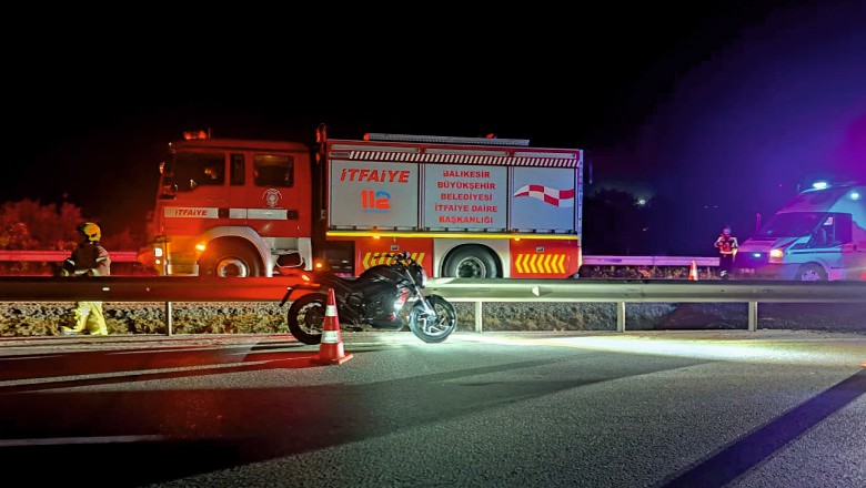  Balıkesir’de Motosiklet Kazası