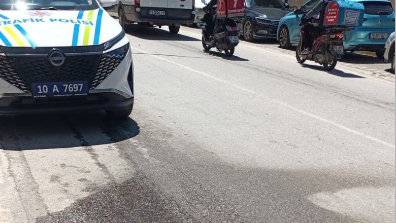 Bandırma'da Mazot Sızıntısı Kazaya Yol Açtı: 1 Kişi Yaralandı