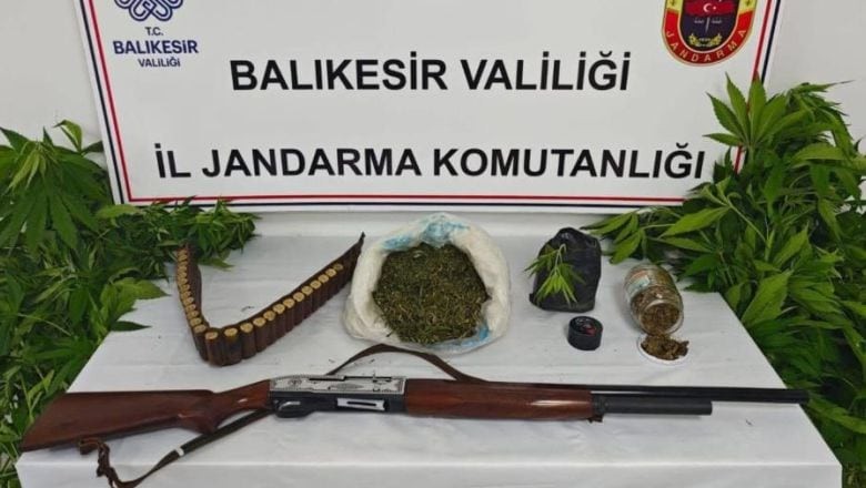 Erdek’te Bağ Evine Uyuşturucu Baskını
