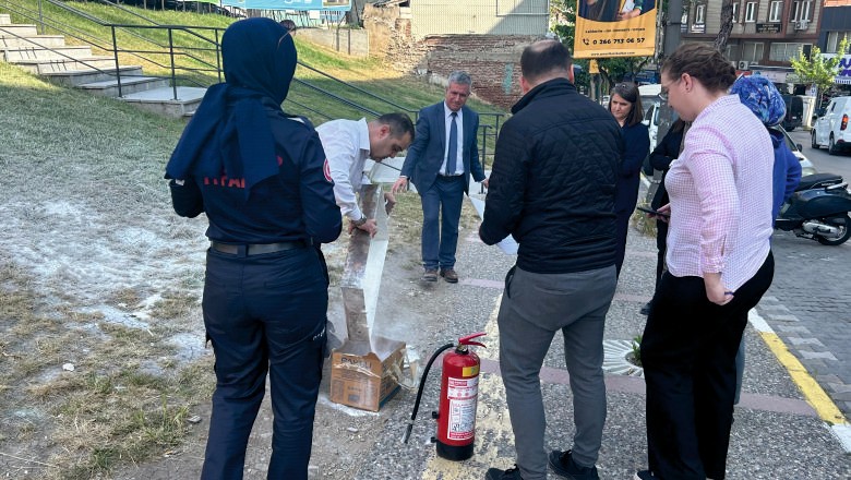  Bandırma PTT’ de Yangın Tatbikatı Gerçekleştirildi