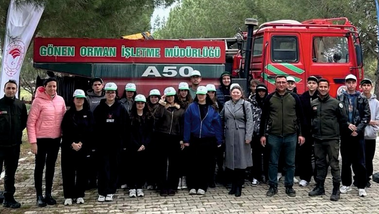 Gönen’de Öğrencilere Orman Yangını Farkındalığı Eğitimi