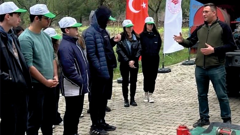 Gönen’de Öğrencilere Orman Yangını Farkındalığı Eğitimi