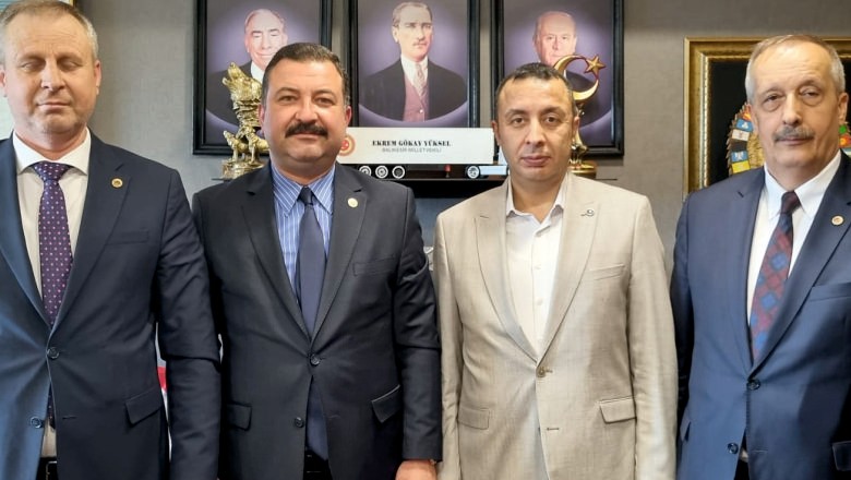 TES-İŞ Heyetinden MHP’li Yüksel’e Ziyaret