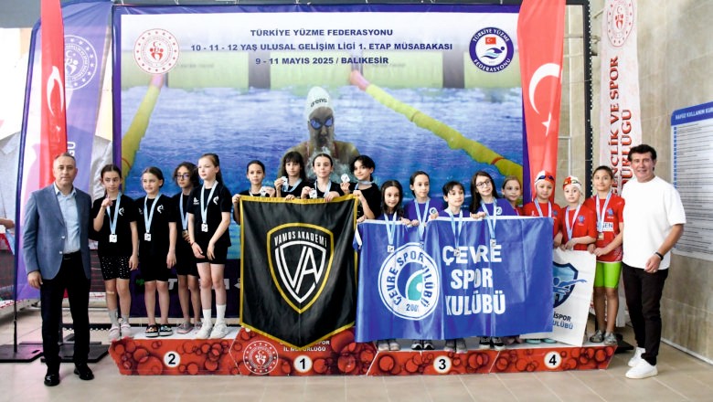 Balıkesir'de, Yüzme Ulusal Gelişim Ligi başladı