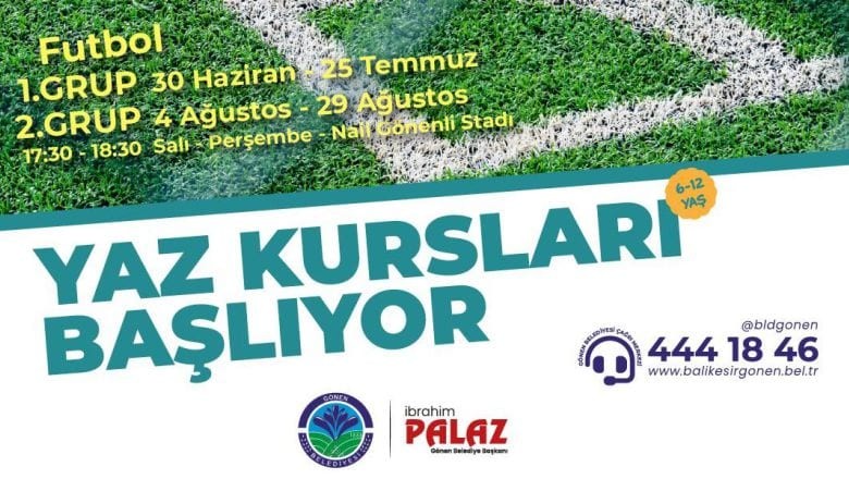 Gönen’de Yaz Spor Okulları Başlıyor