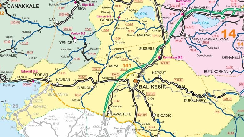 Balıkesir'de Bayram Trafiğinin En Yoğun Olduğu Bölgeler