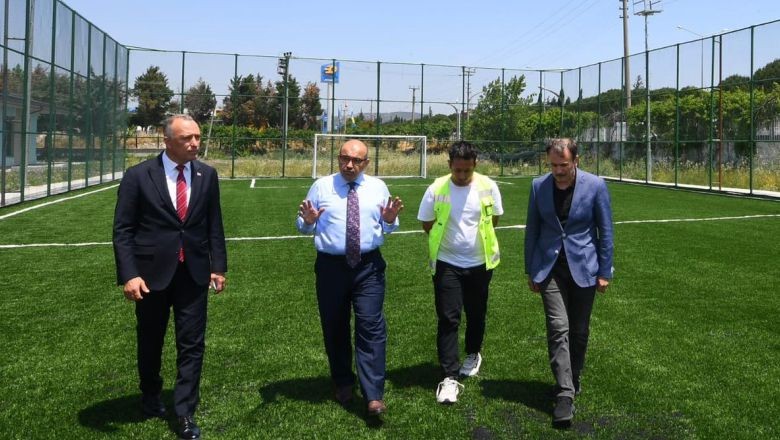  Vali Ustaoğlu, Balıkesir Engelsiz Gençlik Merkezi İnşaatında İncelemelerde Bulundu