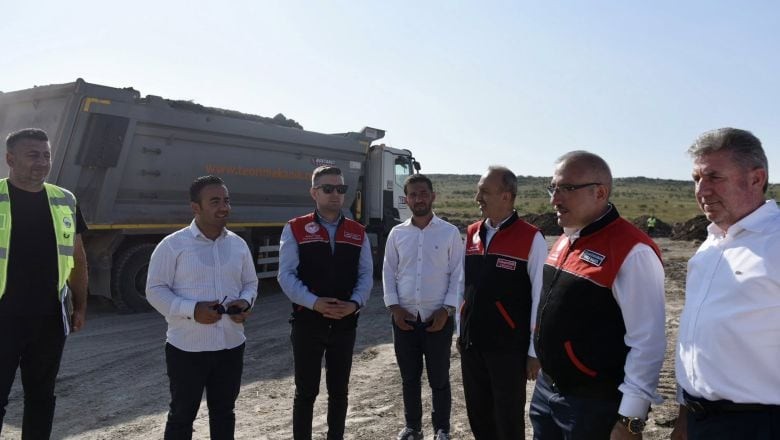  Gönen TDİOSB’de Altyapı Çalışmaları Yerinde İncelendi