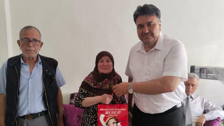  Havran Protokolünden Şehit Ailelerine ve Gaziye Bayram Ziyareti