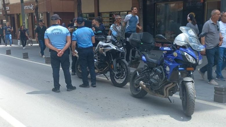 Milli Kuvvetler Caddesi’nde motosiklet denetimi