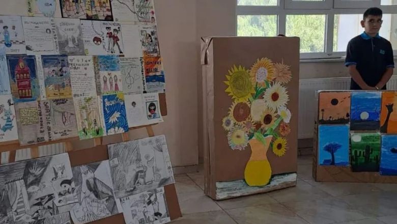 Edremit’te Öğrencilerden Görkemli Yıl Sonu Sergisi