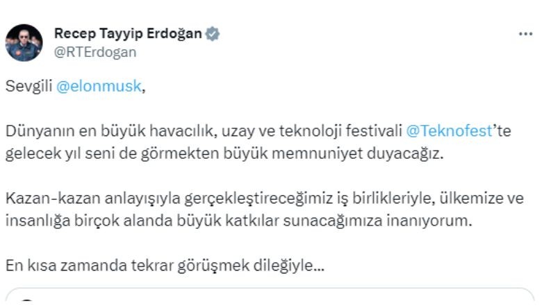 Elon Musk Teknofest'e Geliyor!