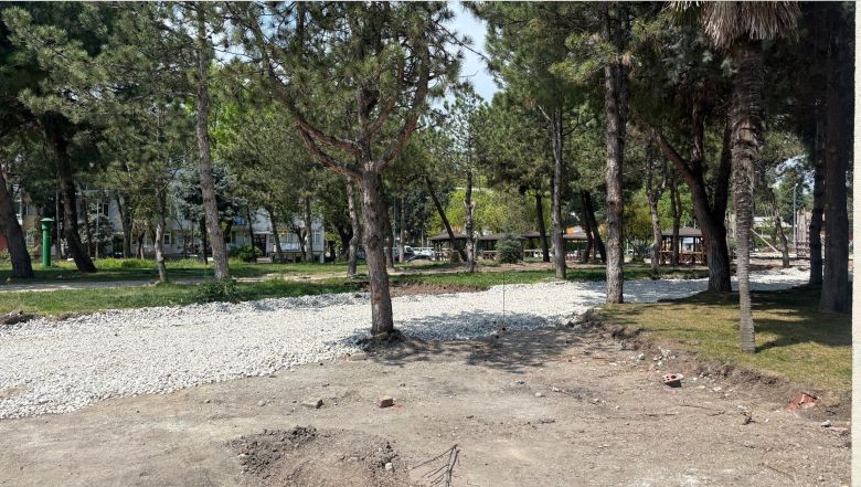 75. Yıl Parkı’na Çakıl Taşı Döşendi