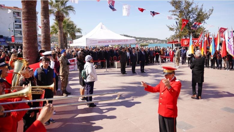 Atatürk’ün Ayvalık’a Gelişi 91. Yılında Törenle Anıldı