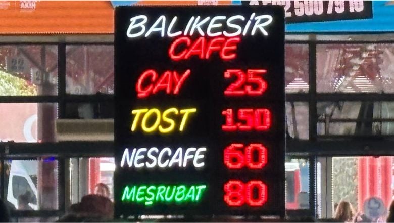 Balıkesir Otogar Güncel Yiyecek Ve İçecek Fiyatları