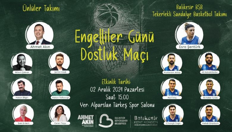 Balıkesir’de Dünya Engelliler Günü’ne Özel Dostluk Maçı Balıkesir’de Dünya Engelliler Günü’ne Özel Dostluk Maçı