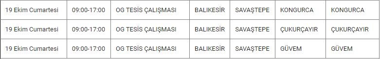 Savaştepe ve Mahallelerinde Elektrik Kesintisi Savaştepe ve Mahallelerinde Elektrik Kesintisi