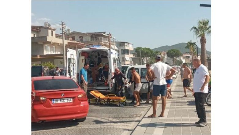 Burhaniye'de Bir Genç Denizde Yaşam Savaşı Verdi