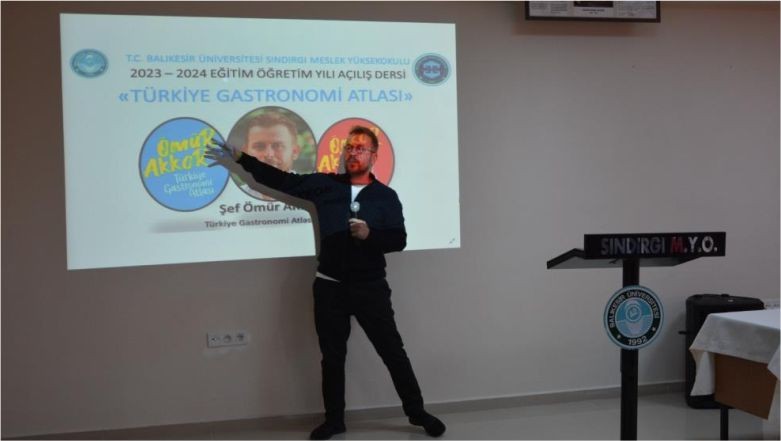 Sındırgı MYO'da İlk Ders Ünlü Şeften