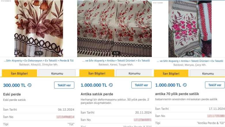 Eski Perdelerdeki Fiyat Çılgınlığı, Balıkesir’de De Sürüyor