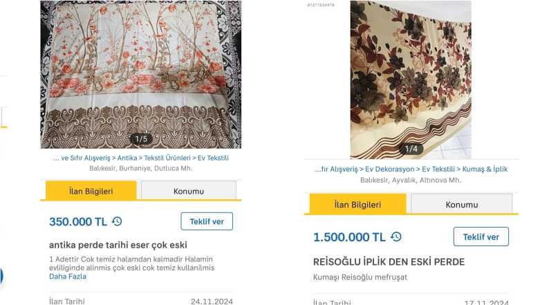Eski Perdelerdeki Fiyat Çılgınlığı, Balıkesir’de De Sürüyor