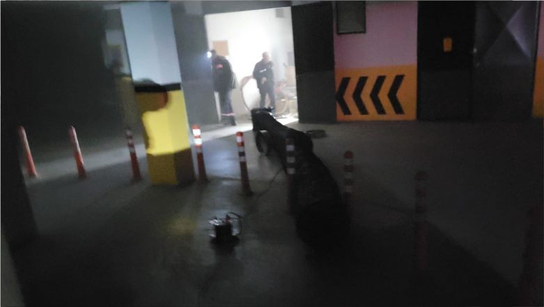 Paşa Camii Otoparkında Yangın!