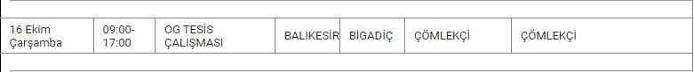 Bigadiç ve Mahallelerinde Elektrik Kesintisi Bigadiç ve Mahallelerinde Elektrik Kesintisi