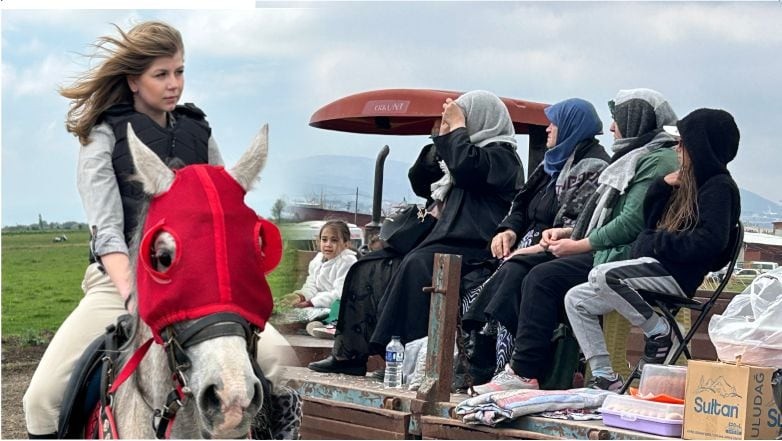 Balıkesir'de Şaha Kalkan Atlılar Dikkat Çekti