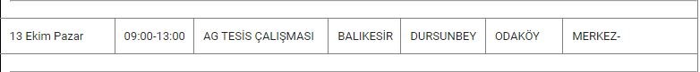Dursunbey ve Mahallelerinde Elektrik Kesintisi Dursunbey ve Mahallelerinde Elektrik Kesintisi