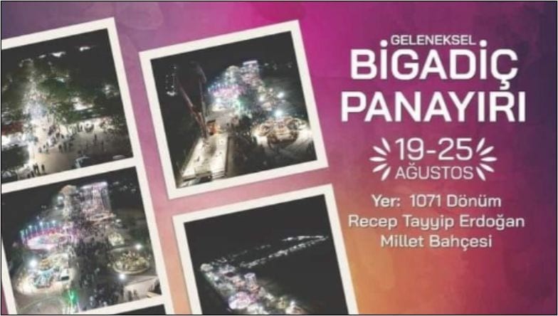 Bigadiç'in Geleneksel Panayırı 19 Ağustos'ta