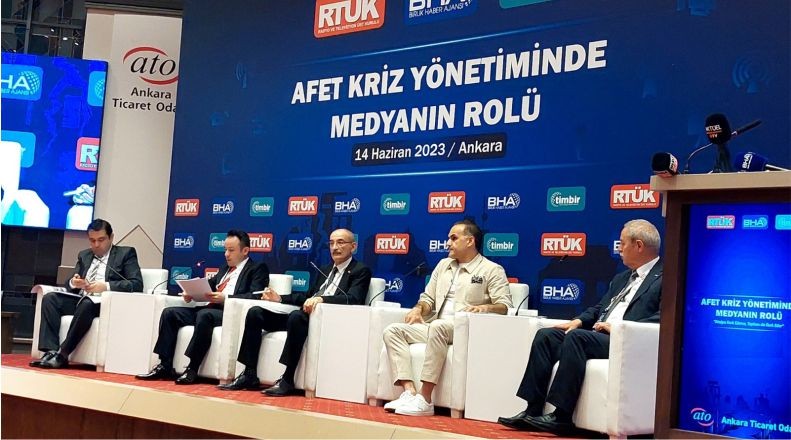 Timbir ve Rtük'dan "afet ve kriz yönetiminde medyanın rolü" paneli