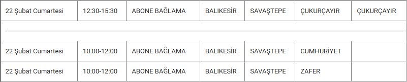 Savaştepe ve Mahallelerinde Elektrik Kesintisi Savaştepe ve Mahallelerinde Elektrik Kesintisi