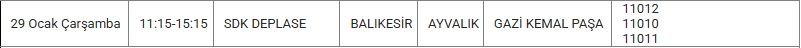Ayvalık Elektrik Kesintisi Ayvalık Elektrik Kesintisi