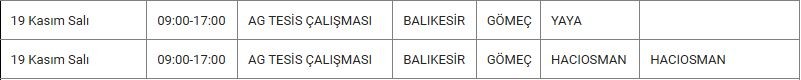 Gömeç ve Mahallelerinde Elektrik Kesintisi Gömeç ve Mahallelerinde Elektrik Kesintisi