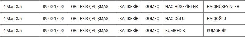 Gömeç ve Mahallelerinde Elektrik Kesintisi Gömeç ve Mahallelerinde Elektrik Kesintisi
