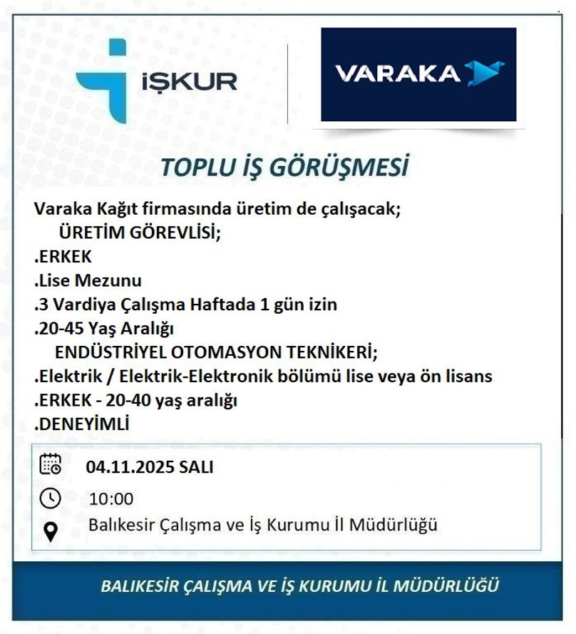 Balıkesir’de İş Fırsatları: Hangi Sektörler Eleman Arıyor? - 2. resim
