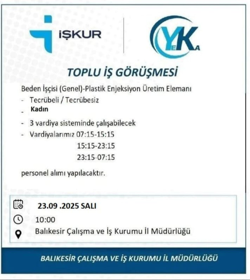 Balıkesir’de İş Fırsatları Genişliyor: Kimler Başvurabilir? - 7. resim