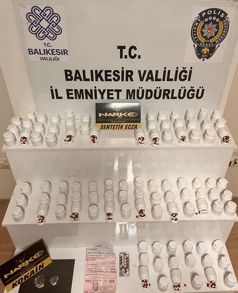 Balıkesir’de 5200 Uyuşturucu Hap Ele Geçirildi