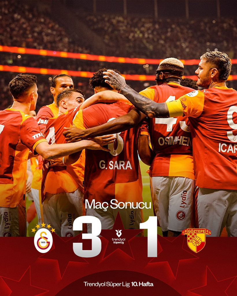 Trendyol Süper Lig: Galatasaray: 3 - Göztepe: 1 (Maç sonucu) - 1. resim