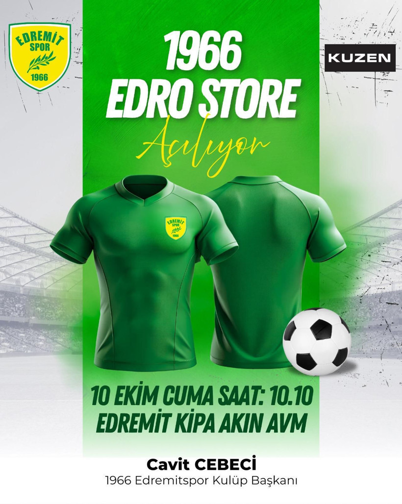 Edremitspor taraftar mağazası “EdroStore” açılıyor - 1. resim