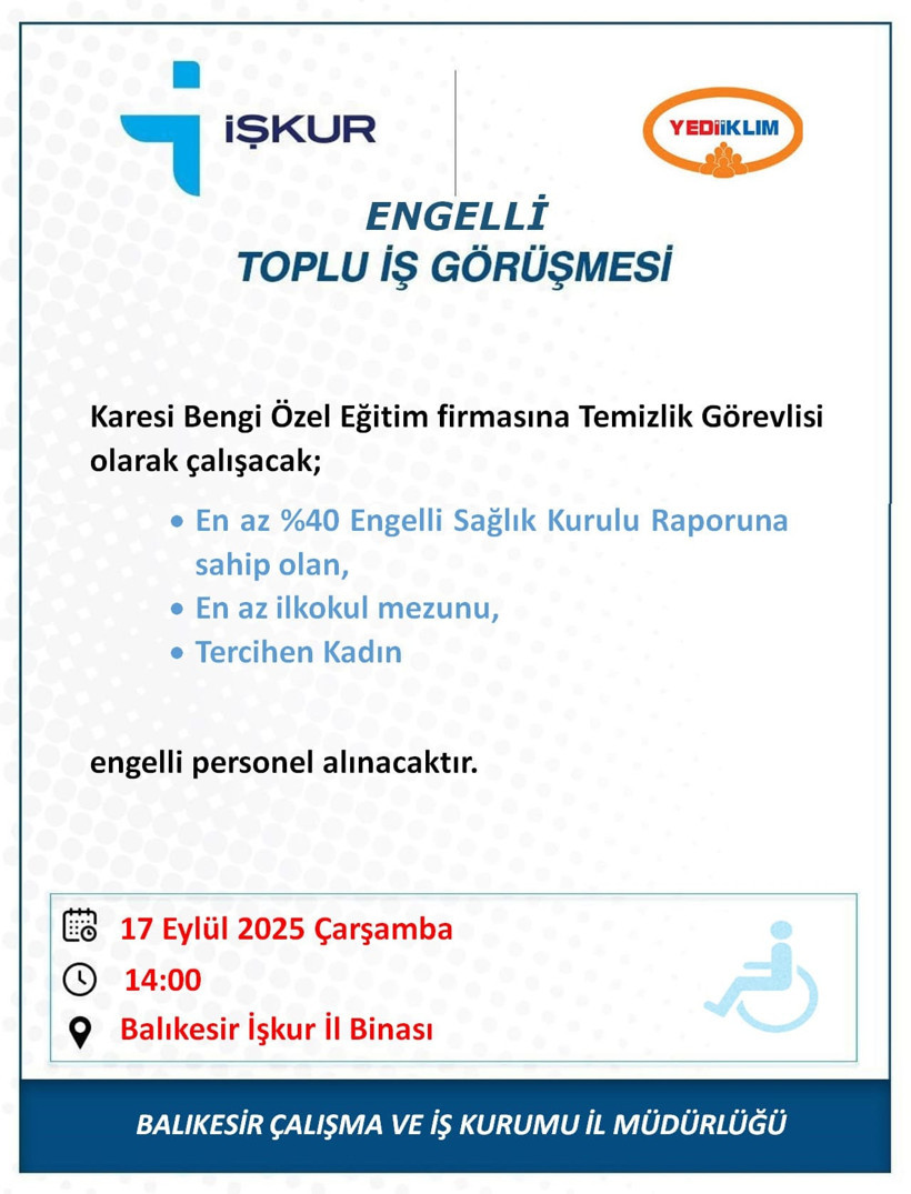 İşsizliğe Son Demek İsteyenler İçin Tarih Verildi: Balıkesir’de Yeni Fırsat! - 6. resim