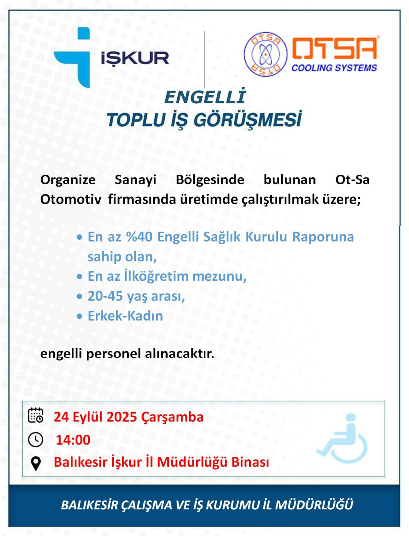 Balıkesir’de Engel Tanımayan İstihdam Hamlesi! - 3. resim