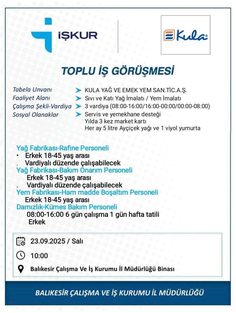 Balıkesir’de İş Fırsatları Genişliyor: Kimler Başvurabilir? - 12. resim