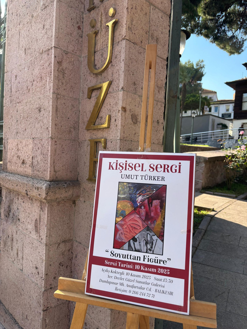 Umut Türker’den 10 Kasım'da Balıkesir’de “Soyuttan Figüre” sergisi - Resim: 1